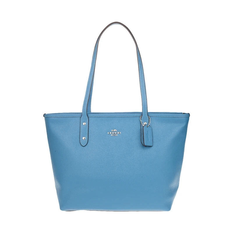 Coach City Crossgrain кожаная сумка F58846/F31254/F11926 - Цвет: Navy blueF58846SVYZ