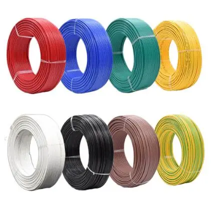 

BV0.5 mm square meters tinned anaerobic pure copper single strand hard wire BV 0.5mm PVC insulated wire AV 0.8 mm Electric cable