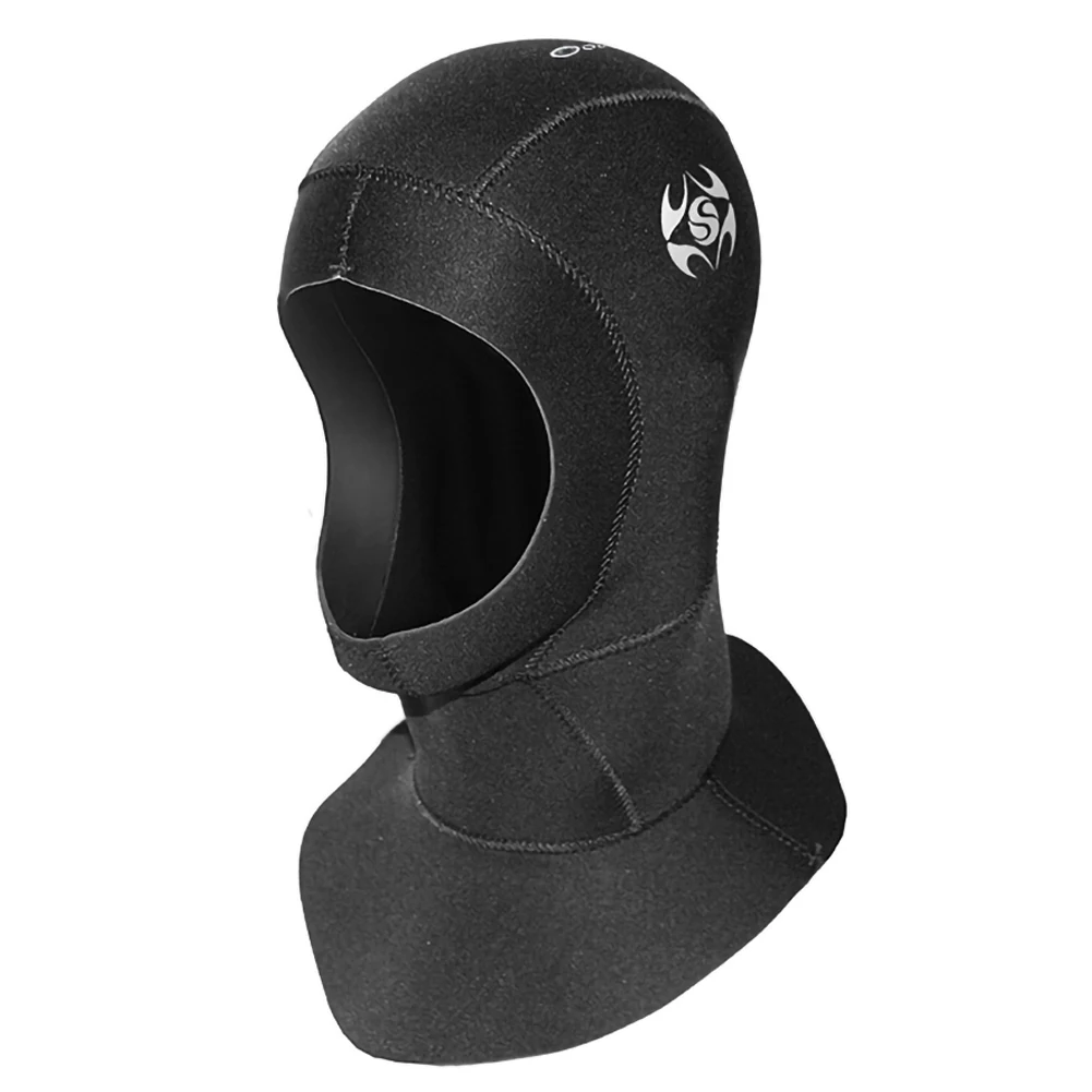

SLINX 3mm Neoprene Scuba Diving Cap With Shoulder Snorkeling Equipment Hat Hood Waterproof Warm Ear Protection Diving Accessorie