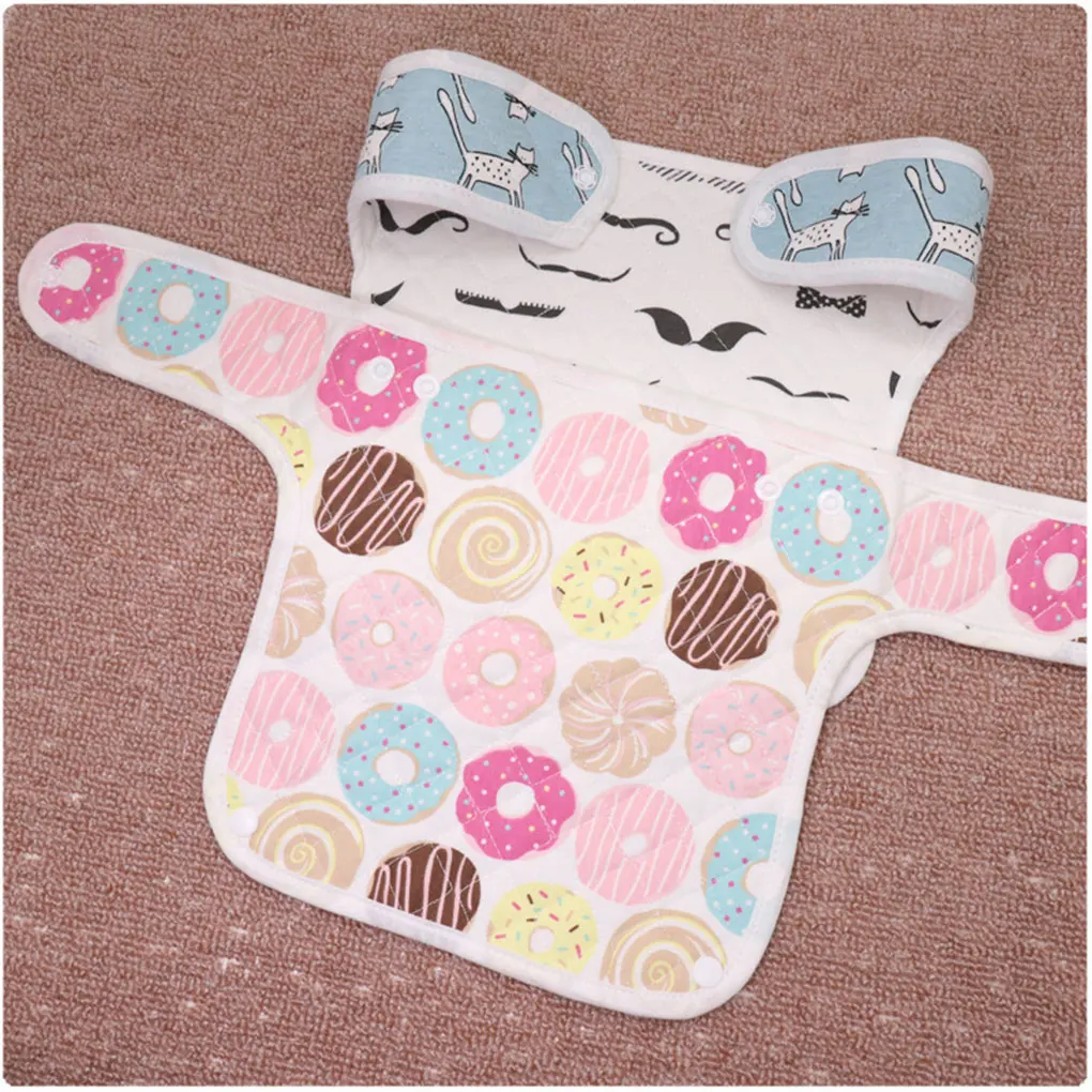 Random Color Baby Bandana Bibs Cartoon Printed Baby Food Clothes Toddler Boys Girls Apron Chest Saliva Towel