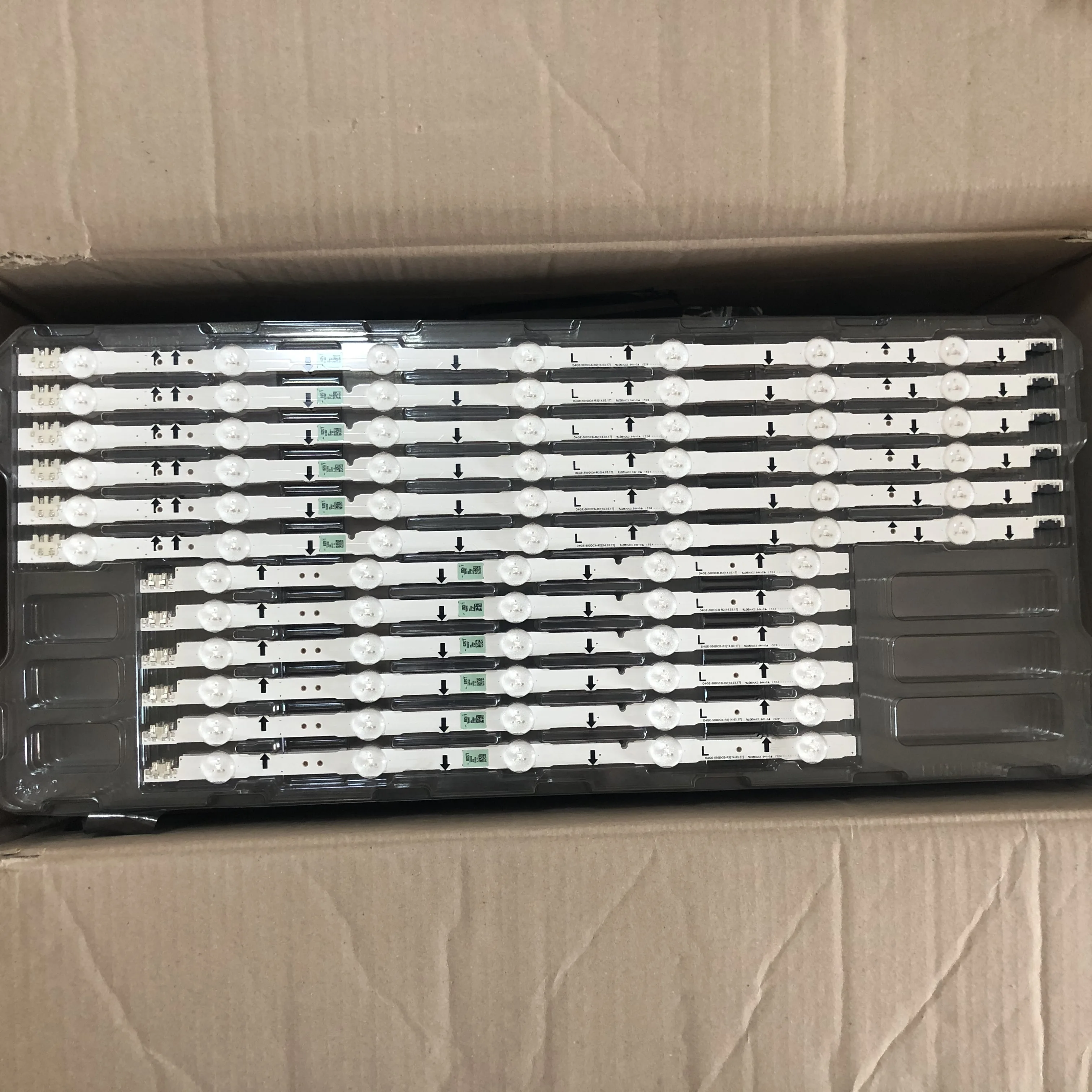 UE50H5000 UE50H5500 UE50H6200 UE50H6400 UE50J5100 UE50J5500 UE50J6200 D4GE-500DCA-R2 D4GE-500DCB-R2용 LED TV 백라이트 스트립