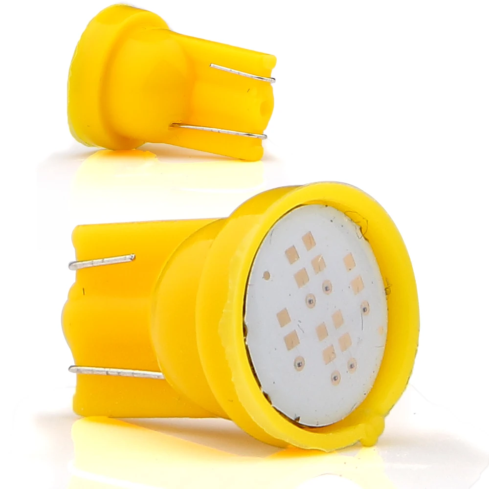 YM E яркий 10X T10 194 168 W5W 24V 12V COB 2W Светодиодный Автомобильные фары Подсветка салона