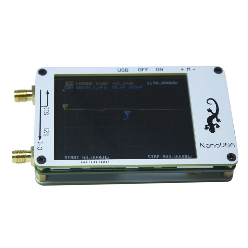 Векторный сетевой анализатор MF HF VHF UHF антенный анализатор lcd+ батарея