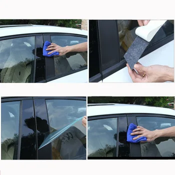 

For BMW 3 Series E90 2005-2012 B-pillars Sticker ABS Car B-Pillars Sticker Trim