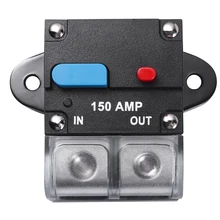 100a 200a 250a 300a carro reinicializável disjuntor auto-recuperação fusível botão de reset manual disjuntor fusível acessórios do carro