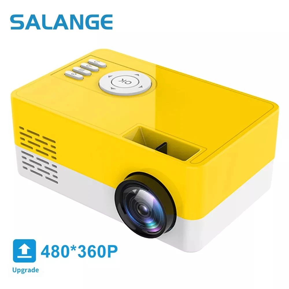 Salange Mini Projector J15 1080p Led Mini Projector Portable