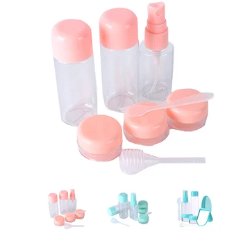 

8Pcs Travel Makeup Bottle Set Spray Bottle Cream Box Containers Stick Storage Bag Organizer