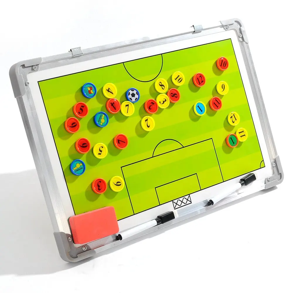 

Aluminium Alloy Football Tactical Board Magnetic Instructor Coaching Board Graphic Board Teaching Board Tactical Board
