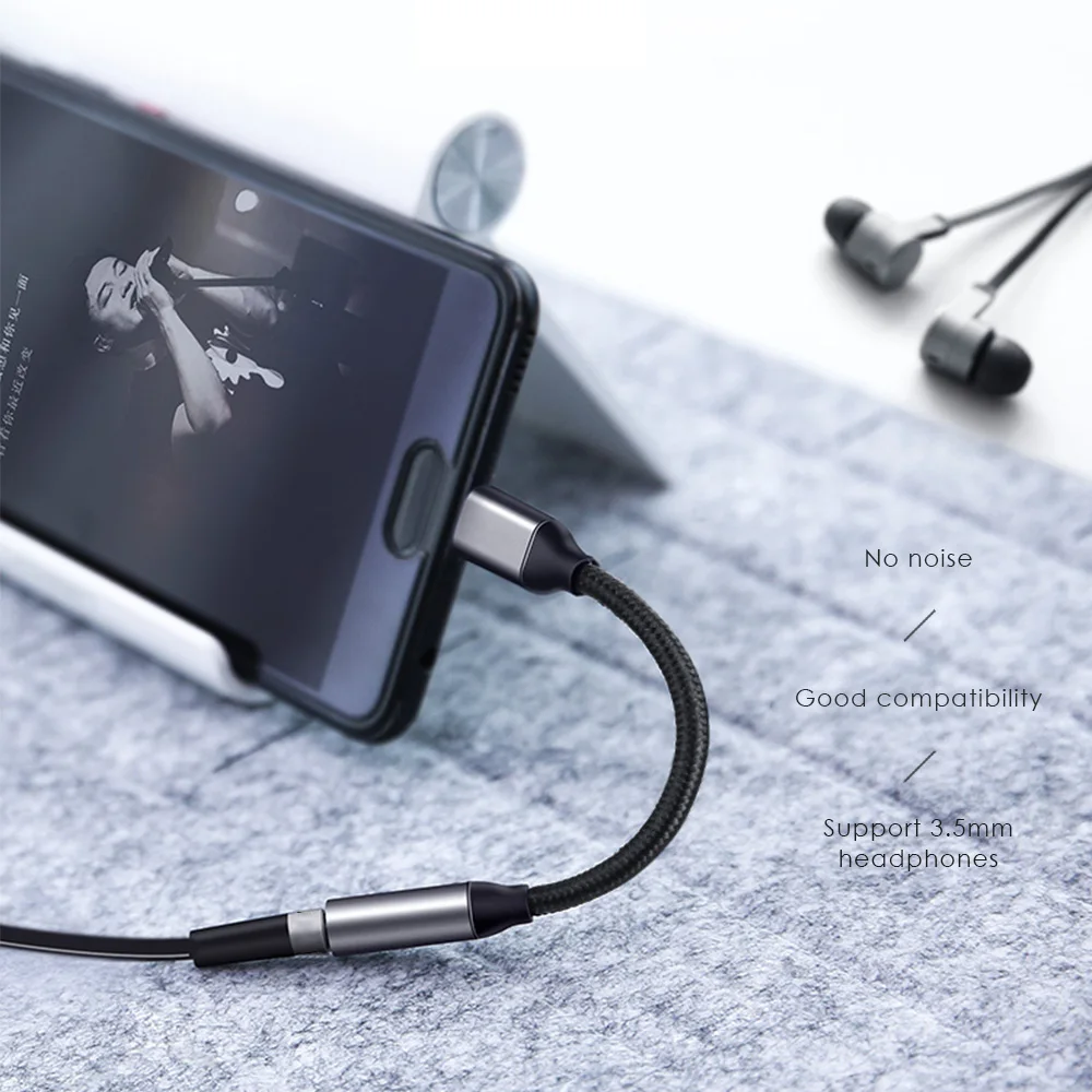 Usb type C до 3,5 мм адаптер Usb C Jack 3,5 мм AUX аудио разъем для наушников адаптер аудио кабель для samsung Note 10 Plus Xiaomi Mi 9