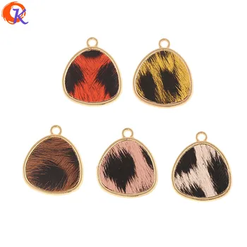 

Cordial Design 100Pcs 19*22MM Jewelry Accessories/Charms/Drop Shape/Leopard Print Effect/Hand Made/DIY Making/Earrings Findings