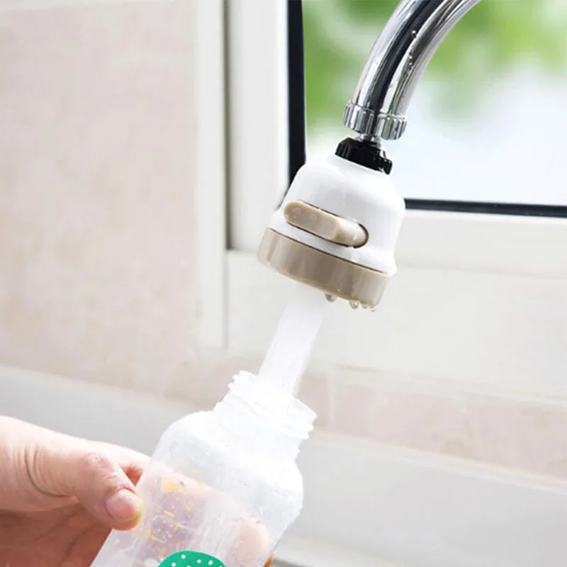 

New Adjustable Cookware 360 Rotate Faucet Booster Tap Filter Adapter Extended Water Saving Device Nozzle Aerator Diffuser Tools