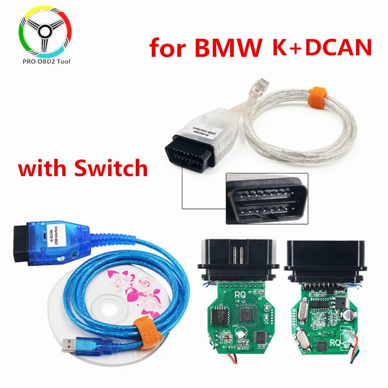 OBD Diagnose USB Interface für Ediabas INPA K+DCAN BMW OBD 2 auf