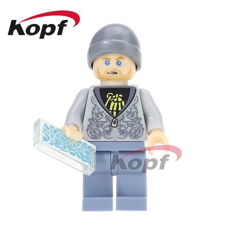 

Single Sale Super Heroes Space Wars Breaking Bad Designer Jesse Pinkman Hank Schrader Building Blocks Toys for children KL064