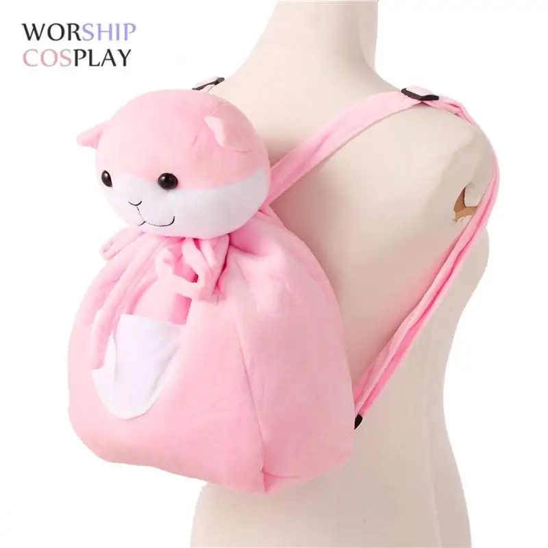 best halloween costumes Danganronpa Nanami ChiaKi Girls Lolita Pink Cat Shoulder Bag Backpack Aircraft Headwear Cosplay Accessories Prop naruto cosplay Cosplay Costumes