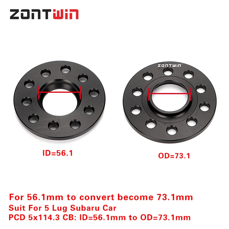 Roue Entretoise 2 Pièces Entretoises De Roue Forge Pour MAZDA  3/5/8/10/12/15mm