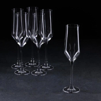 

Champagne glass set Alca, 220 ml, 6 pcs