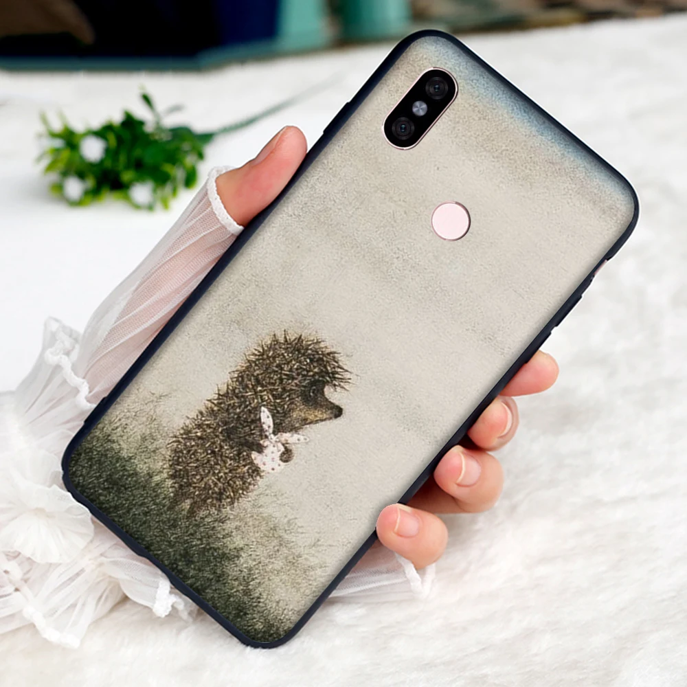 Мягкий чехол Ежик в тумане для Xiaomi Redmi Note 4 4X6 7 8 Pro 5 Plus 5A 6A - Цвет: 14