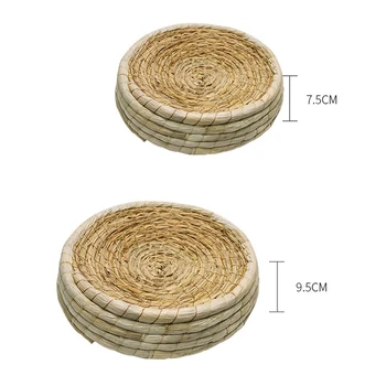 

Pet Nest Pet Hand-Made Lawn Mat All-Weather All-Sided Available Rice Pet Mat Woven Litter Easy to Clean Pet Nest Luxurious Pet B