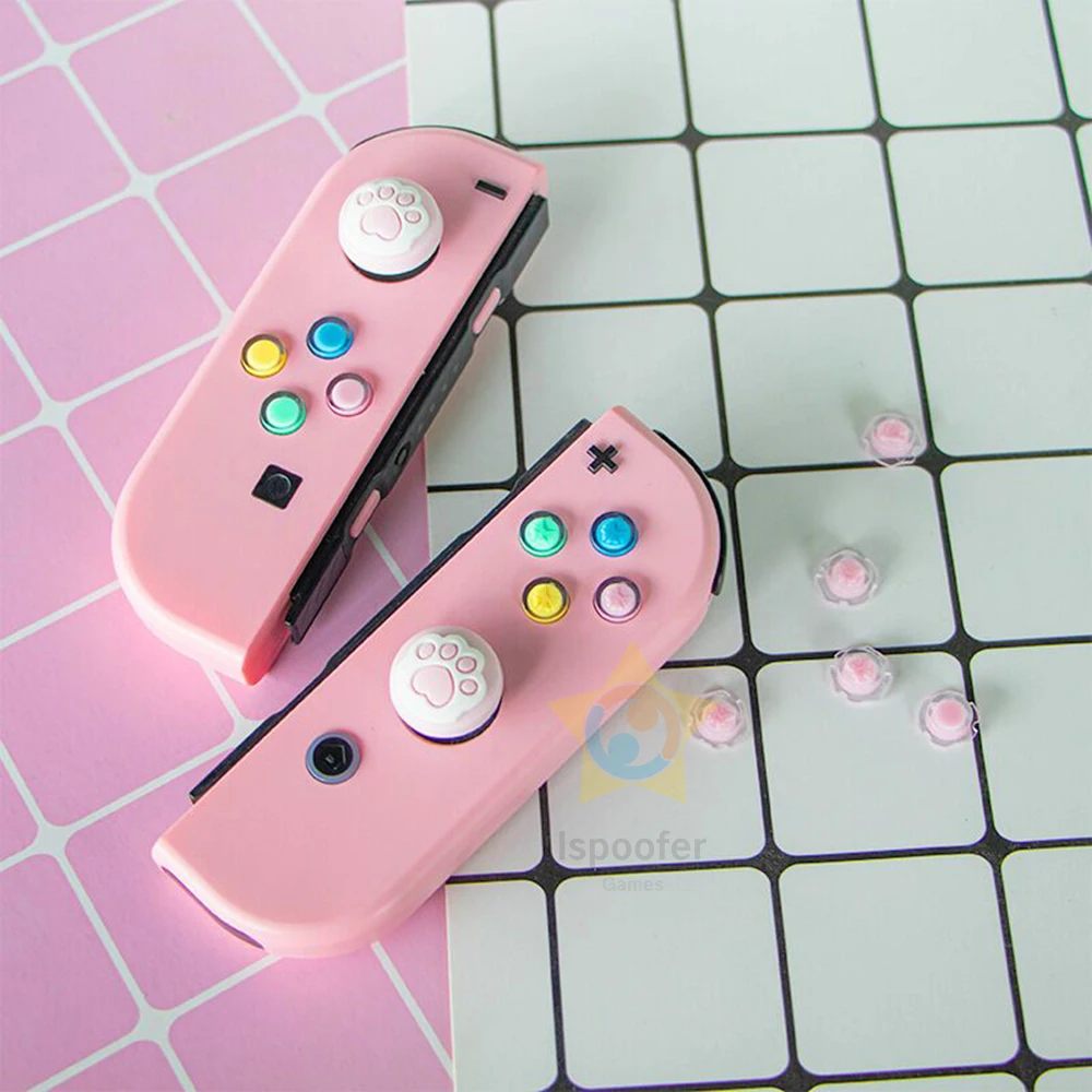 NS Switch JoyCon DIY Красочные ABXY инструкции для Nintendo NX контроллер Joy con левый правый