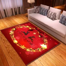 Ковер с принтом Санта-Клауса на год, Рождество, домашний декор, ковер для детской комнаты, игровая площадка, коврики и ковры для гостиной, спальни