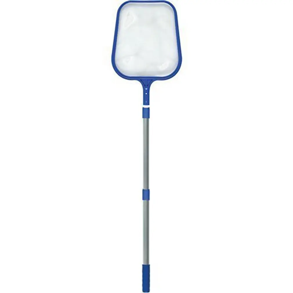 

Swimming Pool Skimmer Net Fish Pond Leaf Skimmer Rake Net Professional Cleanin Retractable Adjustable Length Portable