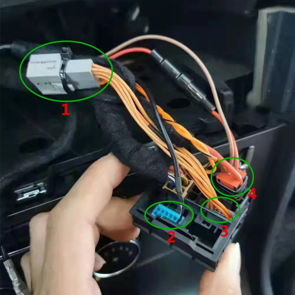 RCD330 maniglia per bagagliaio per auto vista posteriore telecamera a traiettoria dinamica per MQB PQ MIB Skoda Octavia superba Karoq Kamiq Kodiaq - Image 5