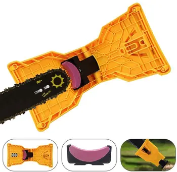 

Chainsaw Teeth Sharpener Portable Sharpen Chain Saw Bar-Mount Fast Grinding Sharpening Chainsaw Chain Woodworking Tools