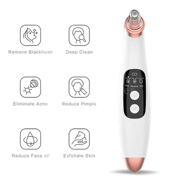 

Blackhead Removal Device Electric Acne Remover Blackhead Vacuum Cleaner Tool Black Spot Pore Cleaner Skin Care Pore Cleaner