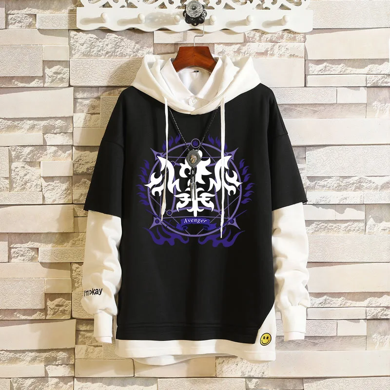 

Fate/Grand Order Saber Alter Joan of Arc Cosplay False two pieces Hoodie Sweatshirt Spring Autumn Pullover Tops Coat Unisex