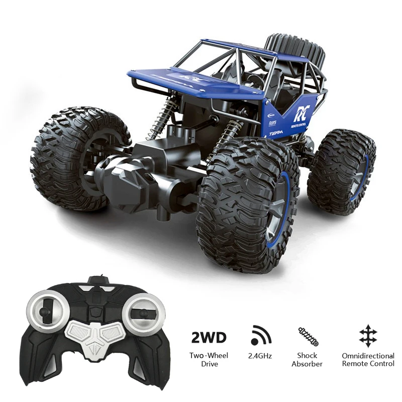 

Radio-Controlled Car Panel Climbing Off-Road Remote Control Car RC Buggy 2.4GHz Climbing Car Bigfoot Car Model Off-Road Vehicle