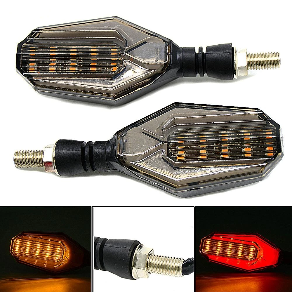 

2 optional colors LED Motorcycle turn Signal light Motor Signal Indicators Turning lamp for KAWASAKI KX65 KX80 KX85 KX125 KX125