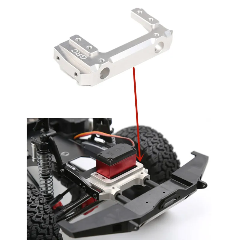 

GRC Metal Front Servo Stand Low Center Of Gravity Bracket For1/10 RC Crawler Cherokee Axial SCX10 90047 90046