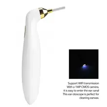 WF-400 Wi-Fi визуальный ушной отоскоп 1MP IP67 Инспекционная камера цифровая Ушная очистка эндоскопа инструменты Камара 30FPS частота кадров