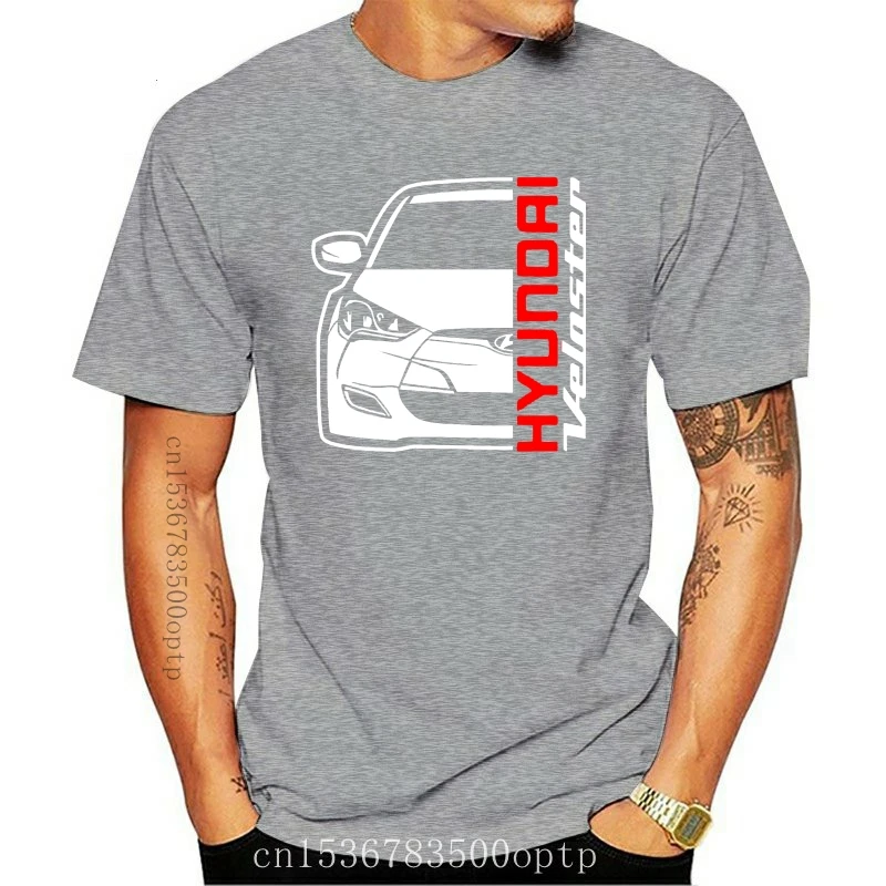 2019 Fashion Summer T Shirt Classic Korean car fans Veloster Tee SHIRT | Мужская одежда