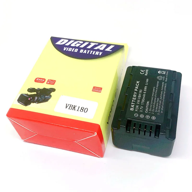 VW VBK180 VBL090 VBK360 Батарея для цифрового фотоаппарата Panasonic HC V700MGK V10GK V100GK V100MGK V500GK V500MGK