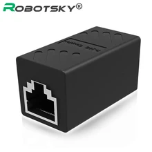 Удлинитель RJ45 Ethernet кабель конвертер Женский в женский сетевой разъем LAN адаптер Соединительный удлинитель конвертер муфта