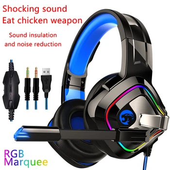 

4D Stereo HD Mic Noise Cancelling High-end LED Pro Gaming Headset Wired Headphones For Nintendo Switch PS4 X box One & PC