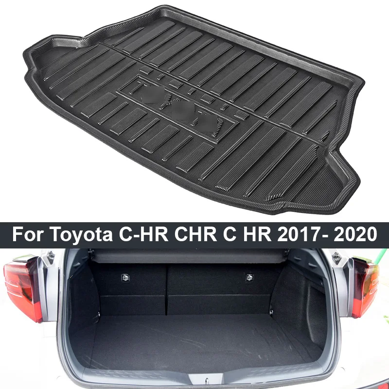 Car Accessories For Toyota C-HR CHR C HR 2017 2018 2019 2020 2021Boot Cargo  Liner Rear Trunk Floor Mat Carpet Luggage Cargo Tray