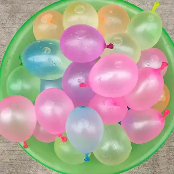 111pcs Multicolor Latex Filling Water Balloon Kids Summer Outdoor Beach Toy Easy Kit Latex Filling Water Bomb Ball Fight Games 3