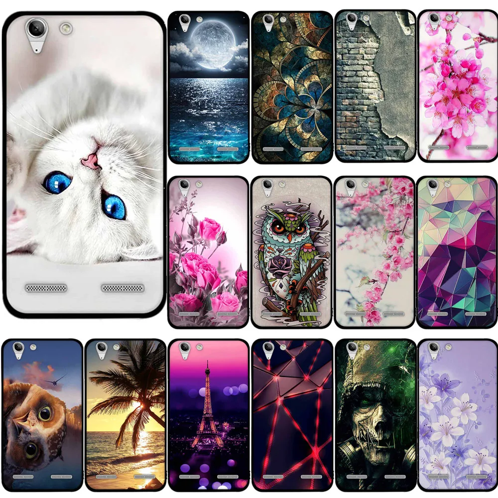 For Lenovo Vibe K5 Plus Case Silicone 3D Back Cover Soft TPU Lemon 3 A6020 Funda |