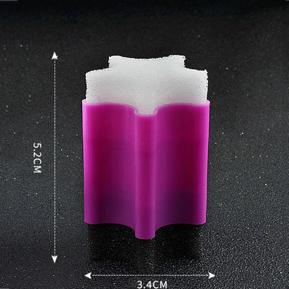 DIY ногтей штамповочный скребок градиентная губка печатающая головка покрытие для ногтей искусство лак для украшения ногтей - Цвет: starfish shape