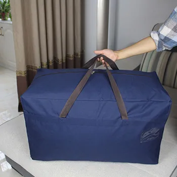 

Unisex With Handle Thicken Luggage Soft Storage Bag Quilt Large Capacity Organizer Travel Oxford Cloth Waterproof Zipper
