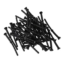 Черный PC Вентилятор резиновый винт демпфирующий гвоздь Вибрация амортизирующий винт штифт заклепка