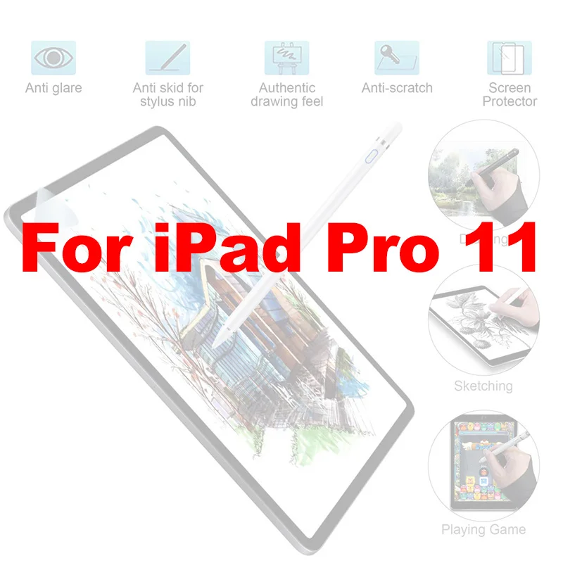 Бумажная Защитная пленка для экрана для iPad 9,7 Pro 11 12,9 10,5 дюймов Air 3 Mini 5 4 Mini5 матовая пленка с антибликовым покрытием, Новинка - Цвет: For iPad Pro 11