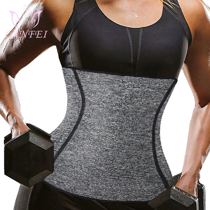 

LANFEI Waist Trainer Body Shaper Slimming Belt Sauna Sweat Corset Women thermo Neoprene Tummy Control Cincher Strap Weight Loss