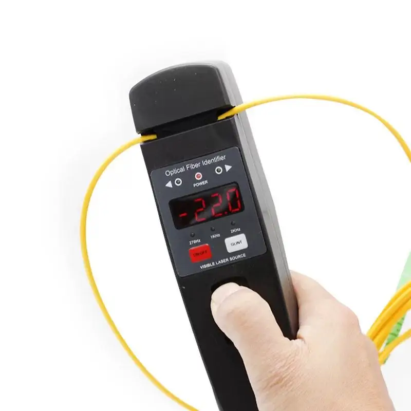 JW3306D Fiber Optic Identifier Live Fiber Optical Identifier Built in 10mw Visual Fault Locator