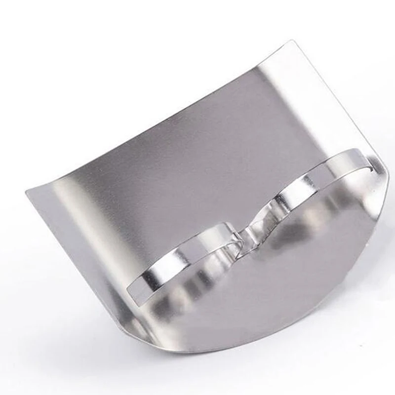 Two-finger Vegetable Cutting Hand Guard Stainless Steel Finger Guard Hand Safety Knife Cutting Finger Protection