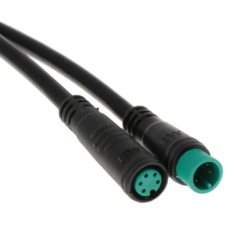 E-Bike Extension Cable Extender Mid-Drive Motor Electric Bicycle Converting Cable Wire Components 90-95cm 2 / 3 / 5 / 6Pin
