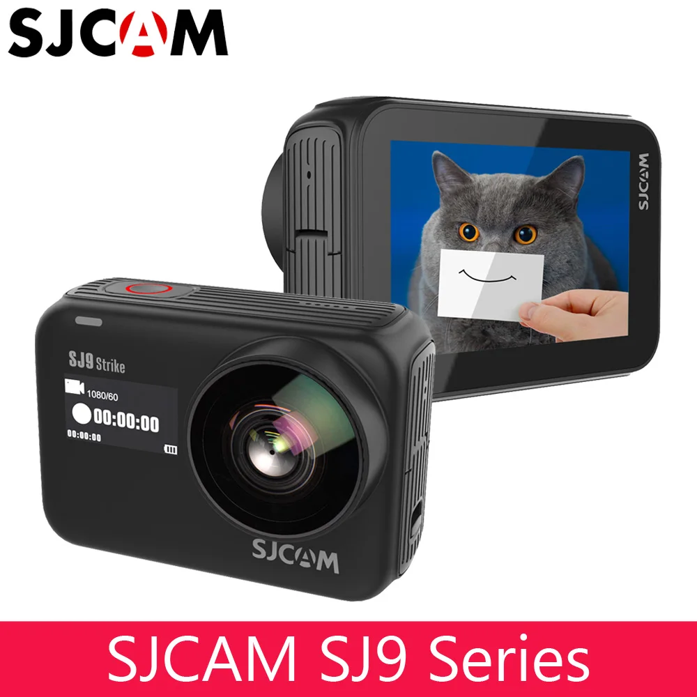 

SJCAM SJ9 Series 4K 60FPS WiFi Remote Helmet Action Camera SJ9 Strike 2.33 IPS Touch Screen Gyro EIS Extreme Sports DV Camcorder