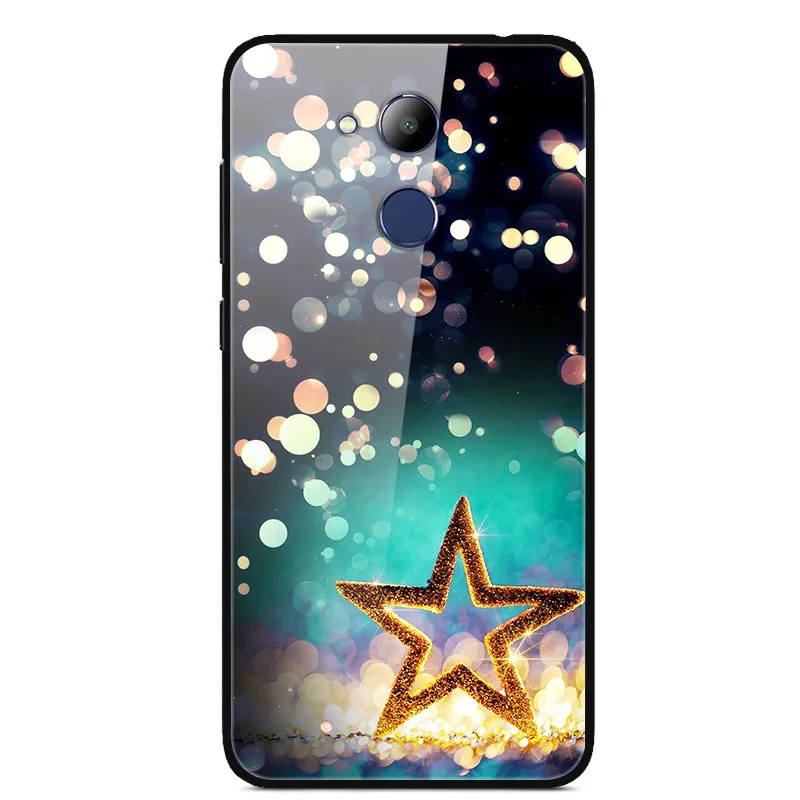 27 Для huawei Honor 6C Pro Чехол 5,2 ''силиконовый бампер стекло жесткая задняя крышка для huawei Honor6C Pro Coque 6CPro 6 c pro Чехол для телефона s - Цвет: 27